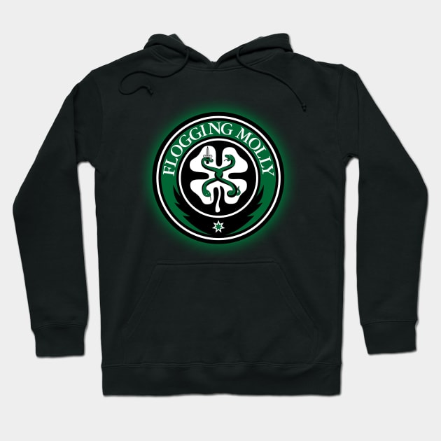 Molly Celtic punk band Hoodie by Swiss and Chips